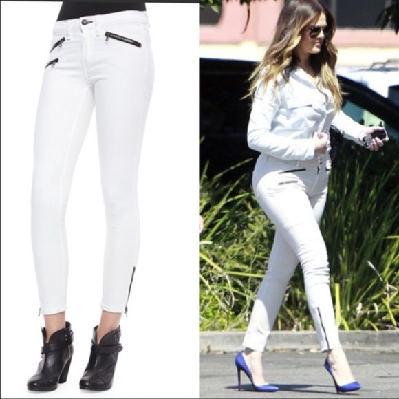 rag and bone white skinny jeans